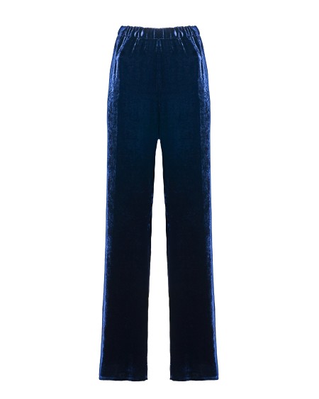 Shop ANTONELLI  Pantalone: Antonelli pantalone "Tazio" in velluto.
Vita alta con coulisse.
Vestibilità regolare.
Esterno: 82% Viscosa 18% Seta.
Fabbricato in Italia.. TAZIO K8216 7169-814